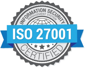 Certification mark: ISO 27001